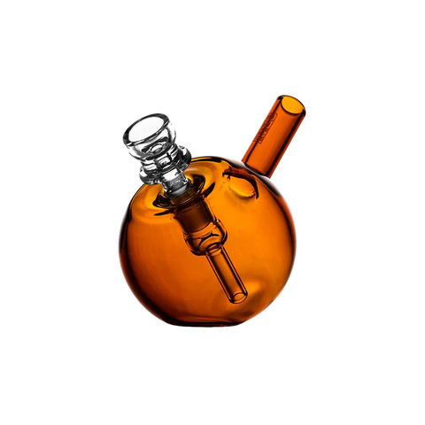 SPHERICAL POCKER BUBBLER - AMBER