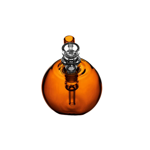 SPHERICAL POCKER BUBBLER - AMBER