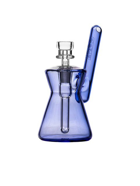 HOURGLASS POCKET BUBBLER - LIGHT COBALT