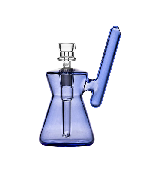 HOURGLASS POCKET BUBBLER - LIGHT COBALT
