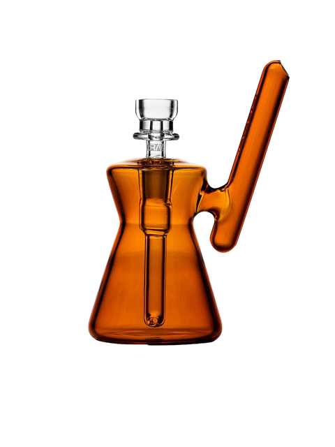 HOURGLASS POCKET BUBBLER - AMBER